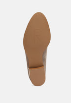  ANNA Taupe Suede Leather Loafers