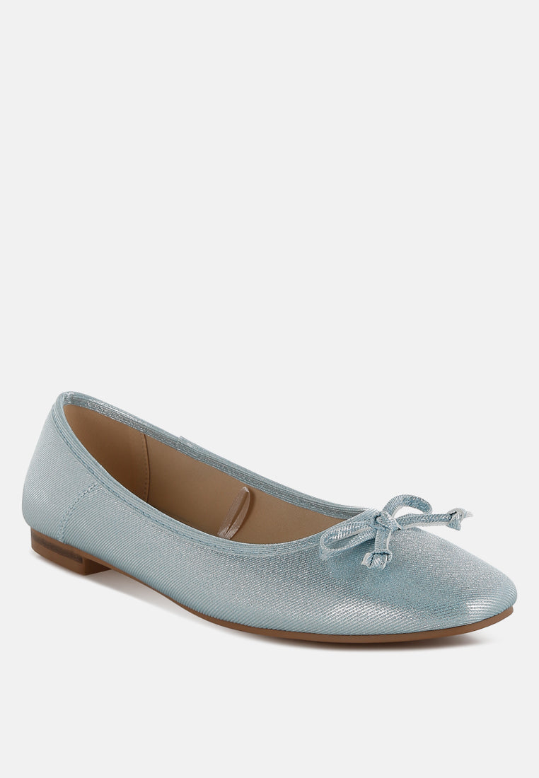  Agshin Metallic Ballet Flats