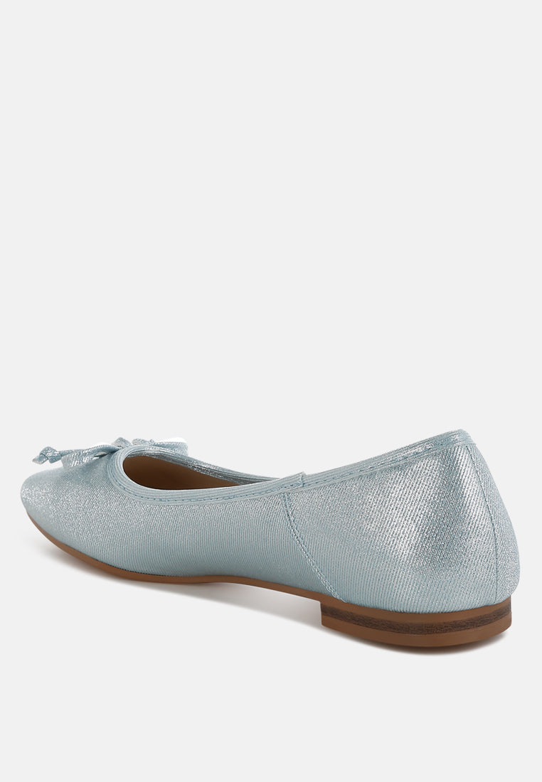  Agshin Metallic Ballet Flats