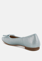  Agshin Metallic Ballet Flats