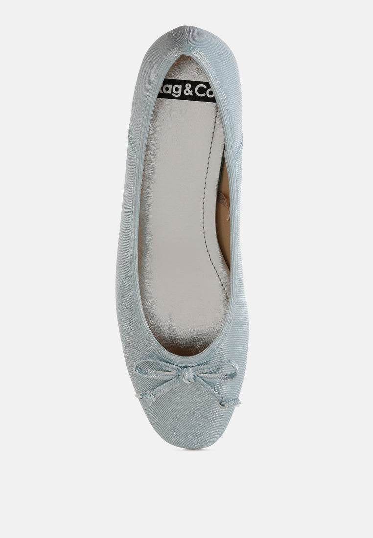  Agshin Metallic Ballet Flats