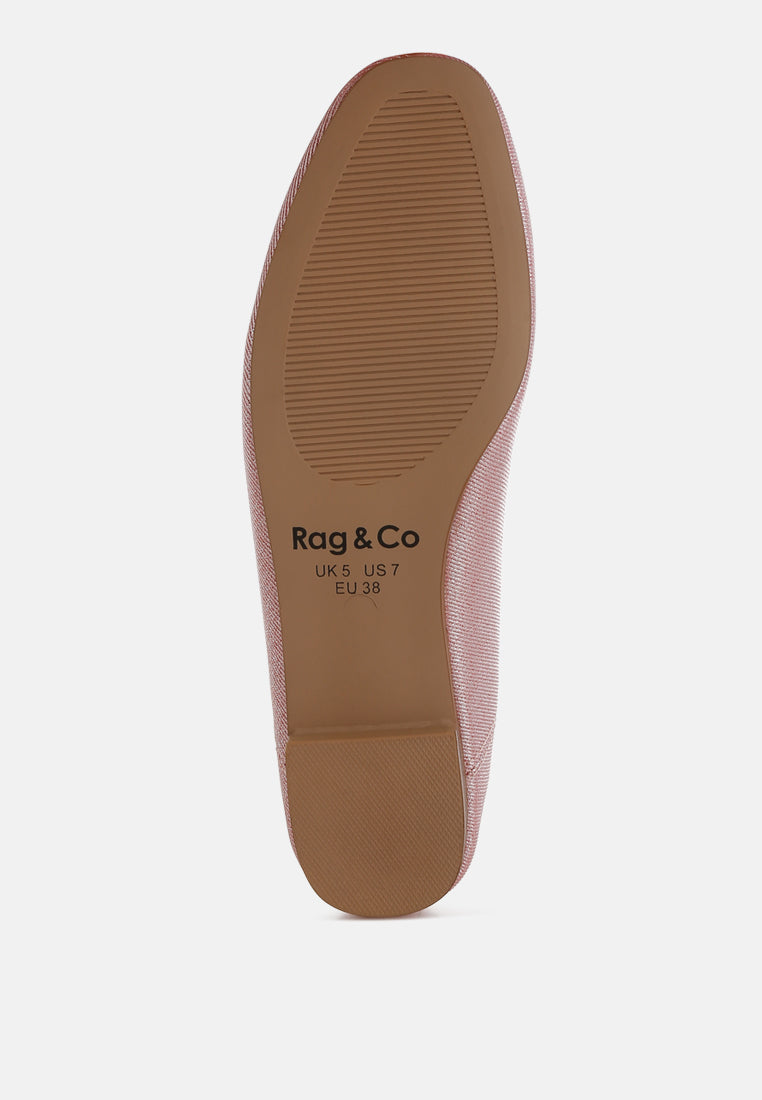  Agshin Metallic Ballet Flats