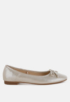  Agshin Metallic Ballet Flats