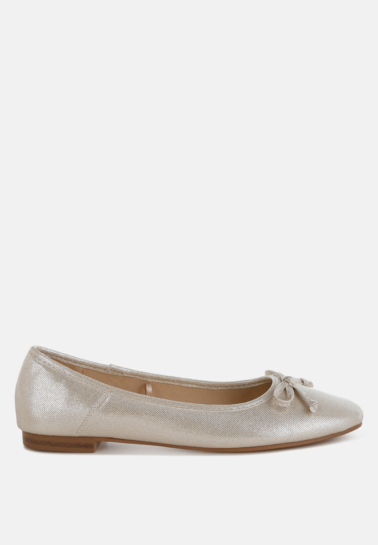 Agshin Metallic Ballet Flats