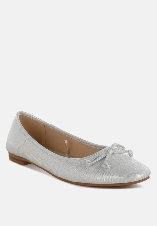 Agshin Metallic Ballet Flats