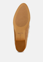  Allie Fur Trim Genuine Suede Loafers