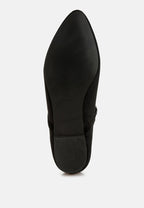  Aralia Velvet Mary Jane Ballerinas