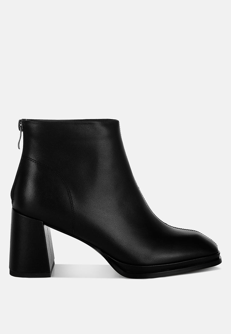  Armada Genuine Leather Square Toe Boots