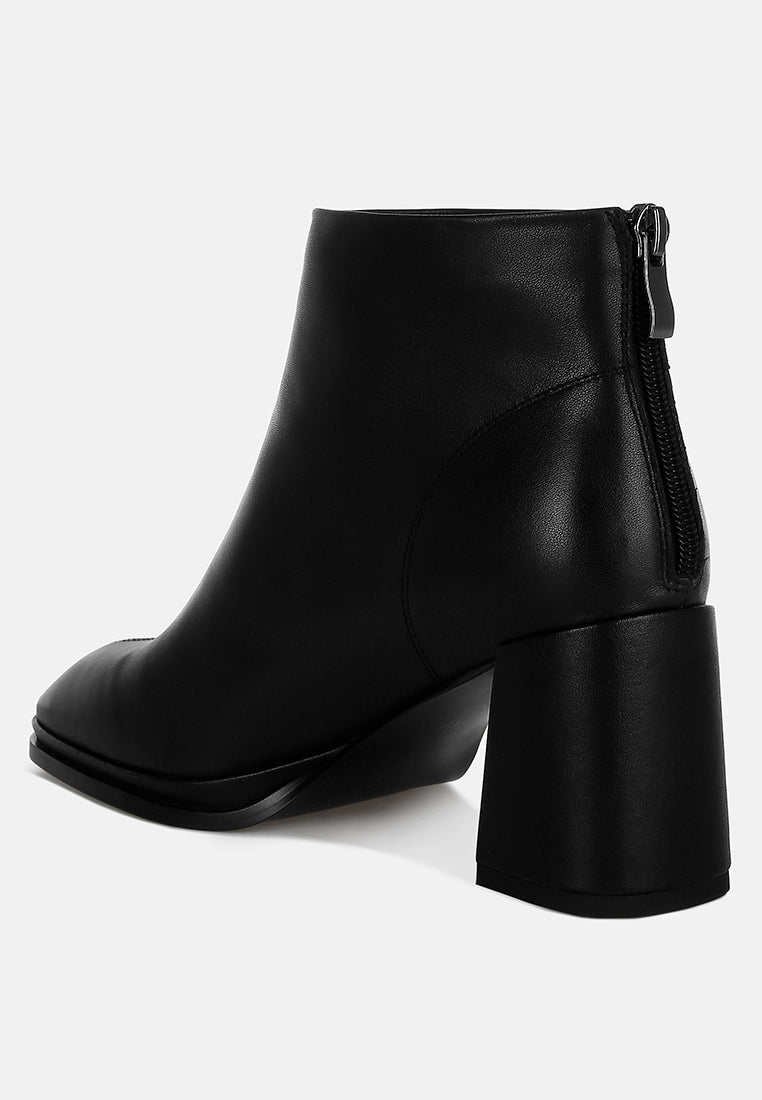  Armada Genuine Leather Square Toe Boots