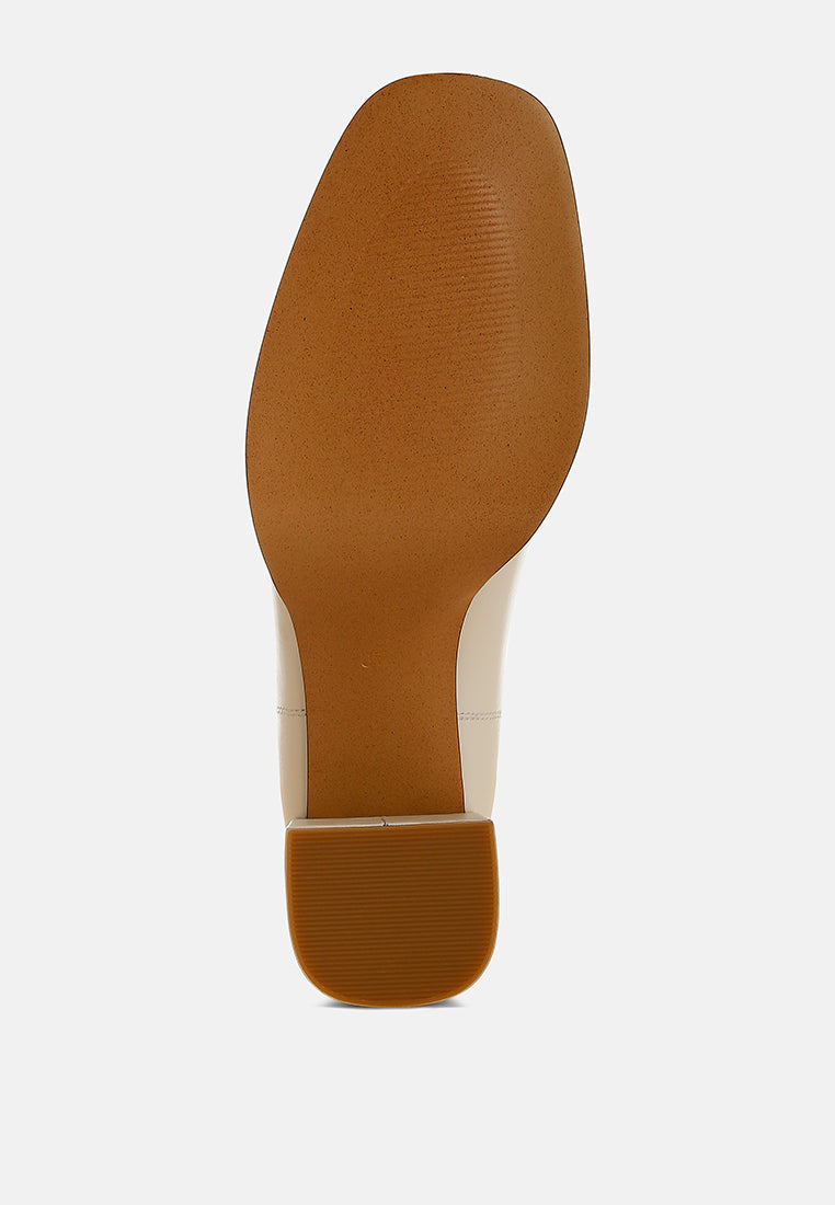  Armada Genuine Leather Square Toe Boots