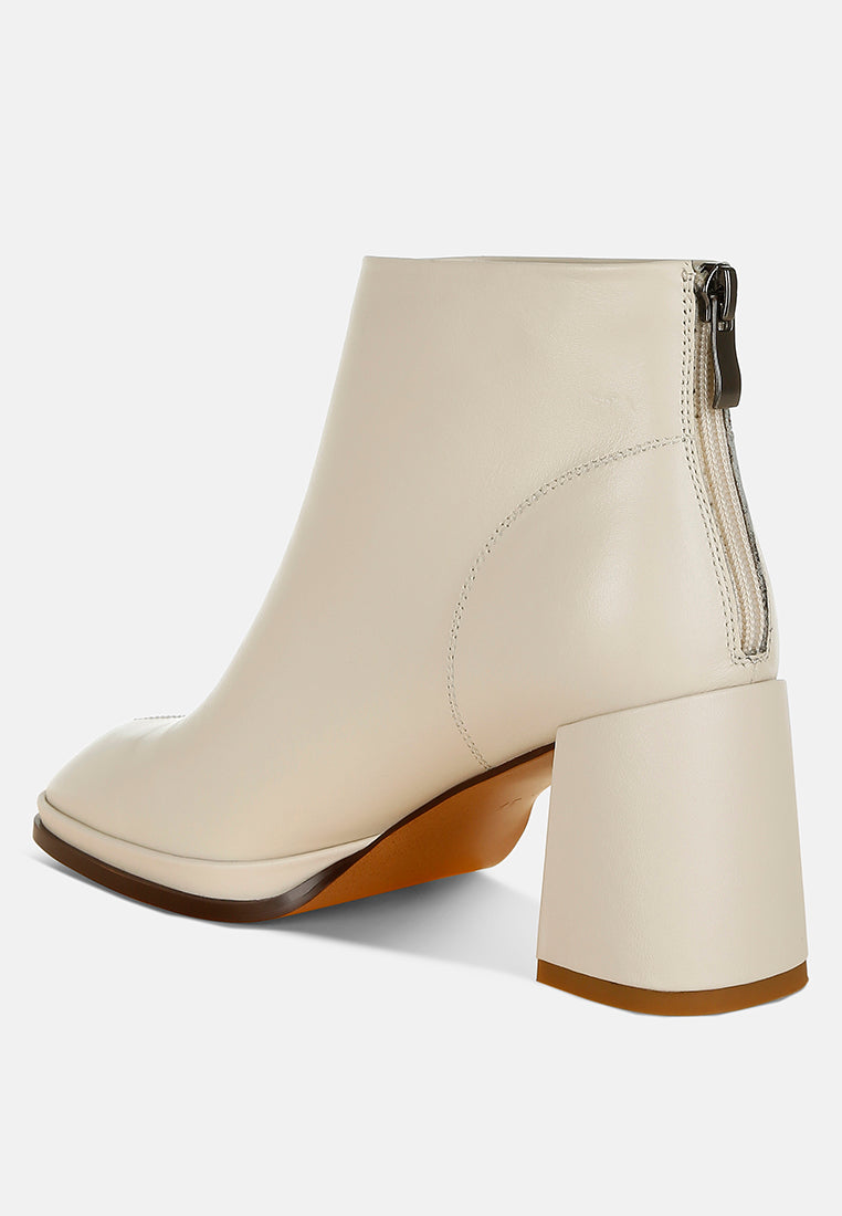  Armada Genuine Leather Square Toe Boots