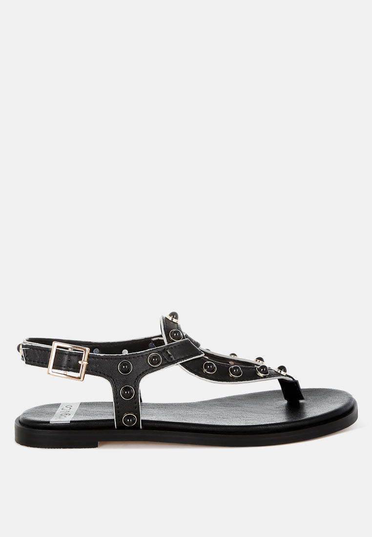  Avens Pearl Rivet Studded Flats