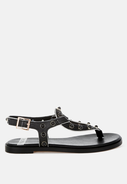  Avens Pearl Rivet Studded Flats