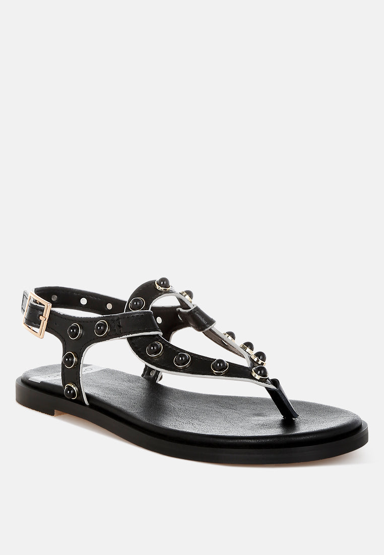  Avens Pearl Rivet Studded Flats