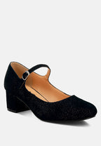  Bettola Shimmer Suede Mary Jane Sandals