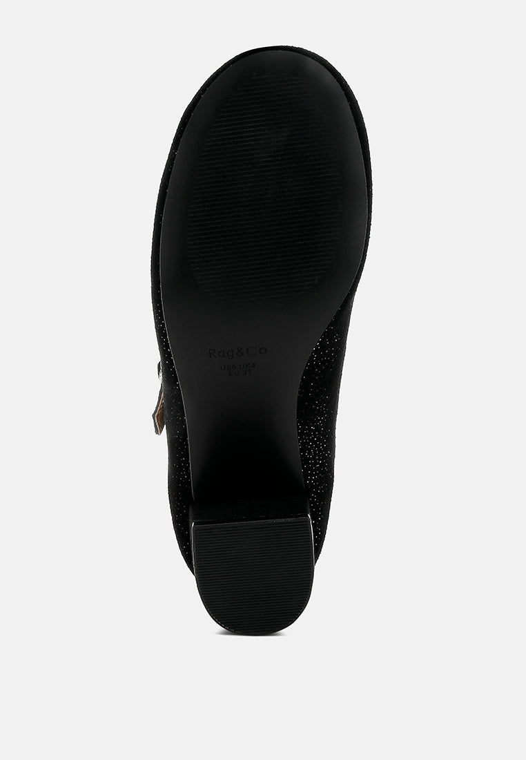  Bettola Shimmer Suede Mary Jane Sandals