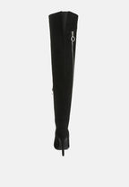  TSARINA Black Zip Around Long Boot
