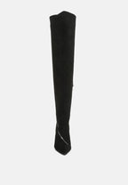  TSARINA Black Zip Around Long Boot