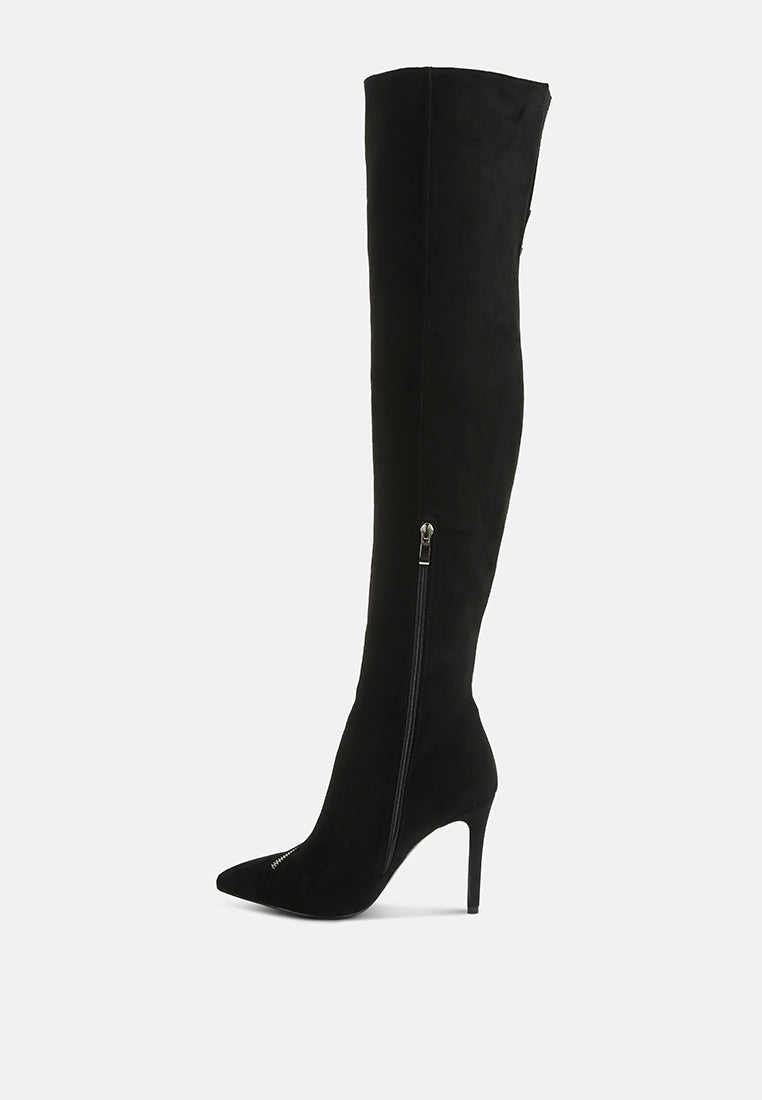  TSARINA Black Zip Around Long Boot
