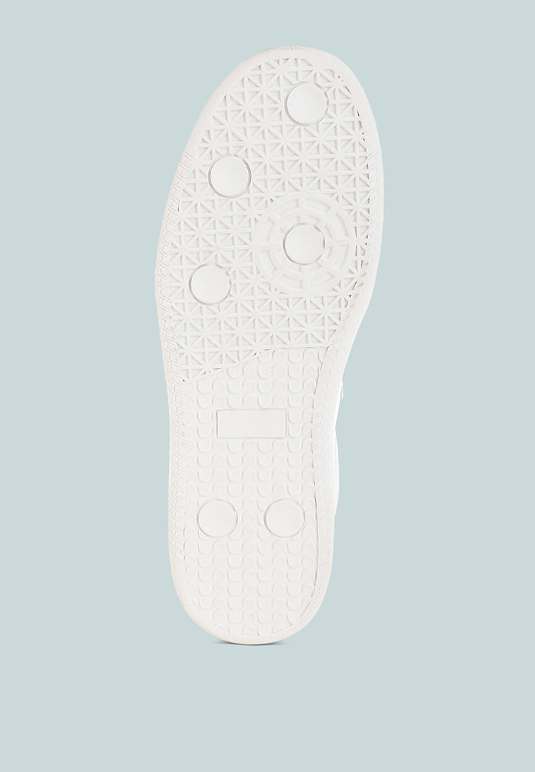  Bostonia Real Leather Casual Sneakers