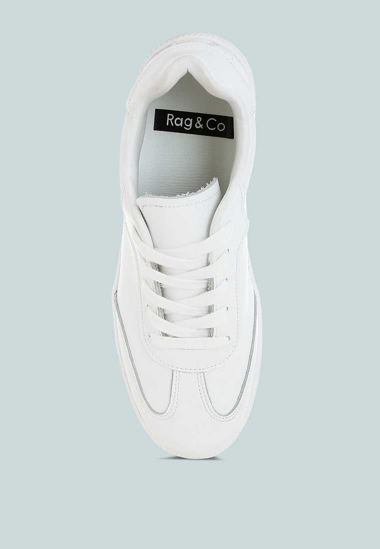  Bostonia Real Leather Casual Sneakers