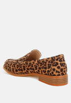  Cacani Leopard Print Heeled Loafers