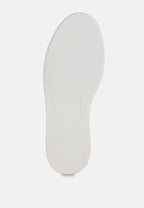  Cincinati Metallic Pleather Chunky Sneakers