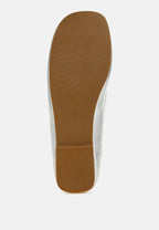  Dama Metallic Pleather Loafers
