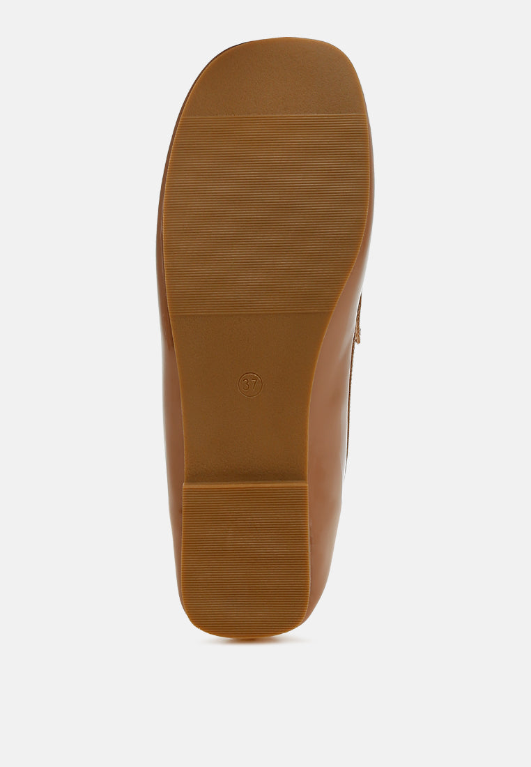  Dama Patent Pleather Loafers