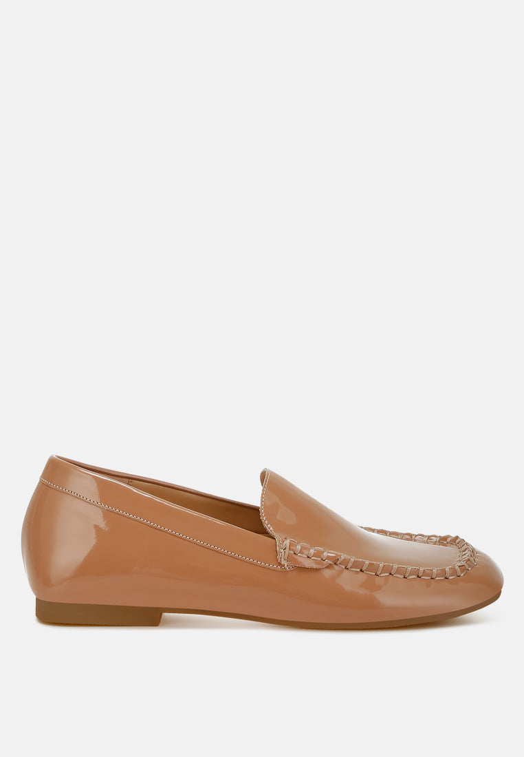  Dama Patent Pleather Loafers