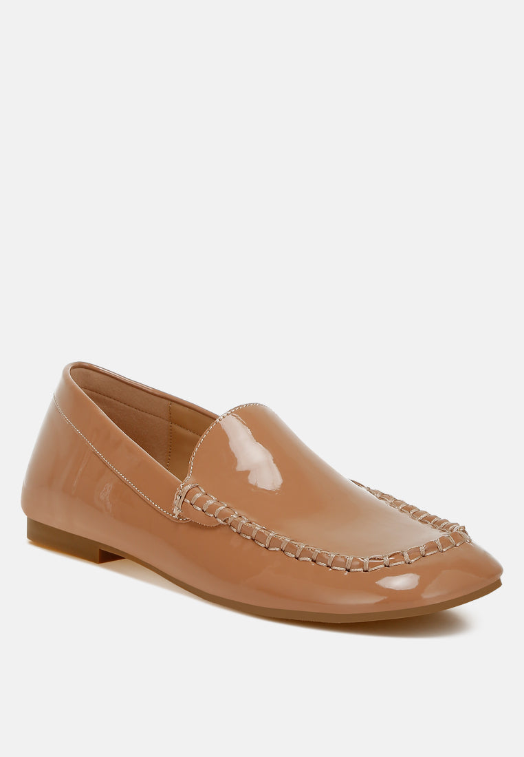  Dama Patent Pleather Loafers