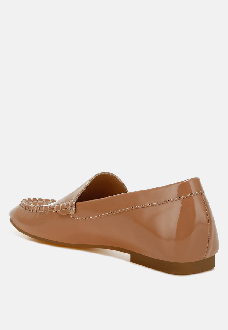  Dama Patent Pleather Loafers