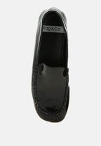  Dama Patent Pleather Loafers