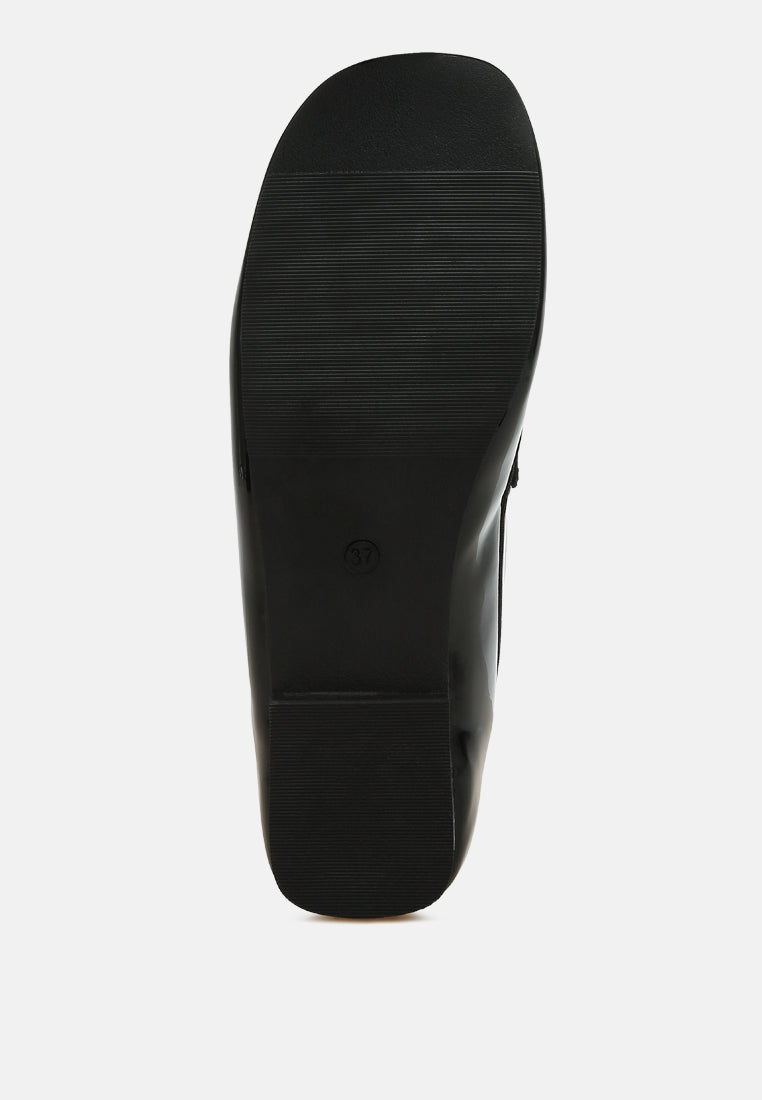  Dama Patent Pleather Loafers