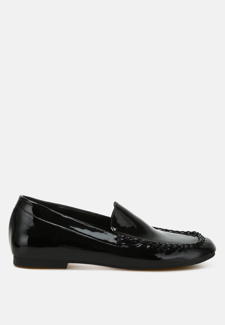  Dama Patent Pleather Loafers