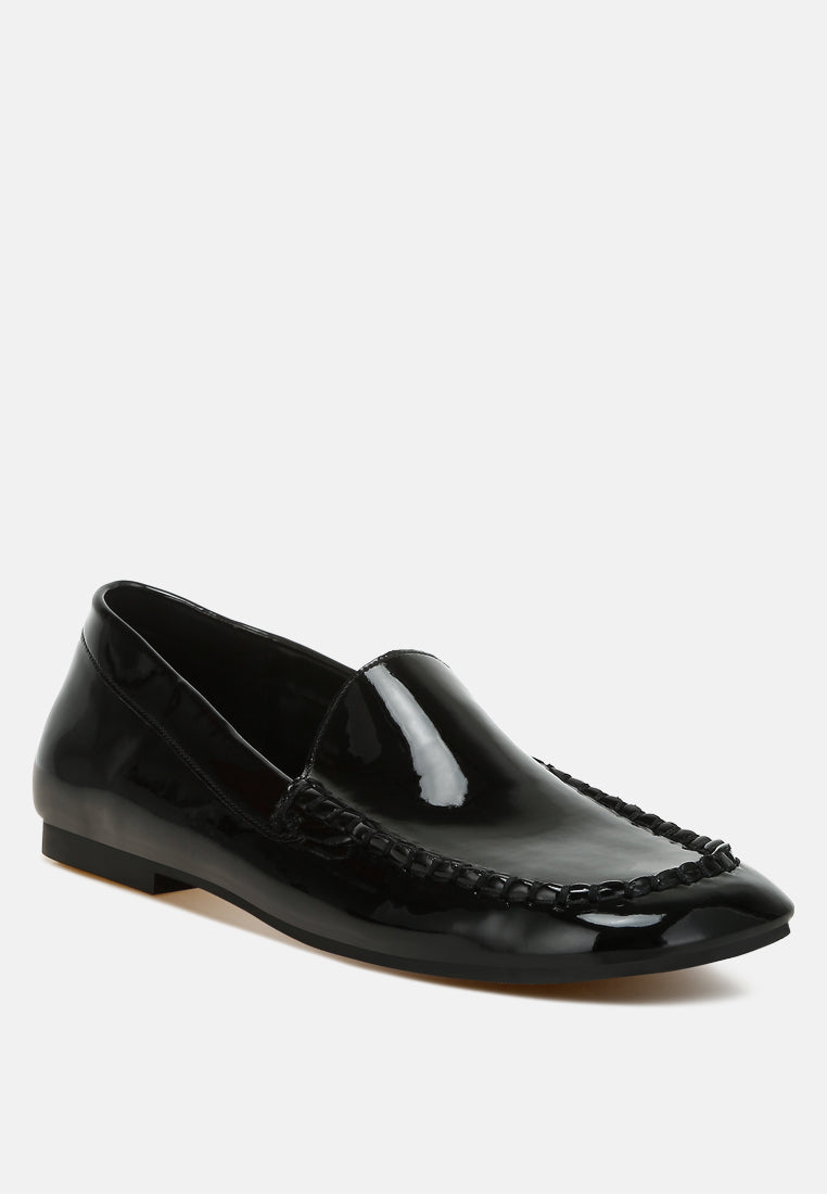  Dama Patent Pleather Loafers