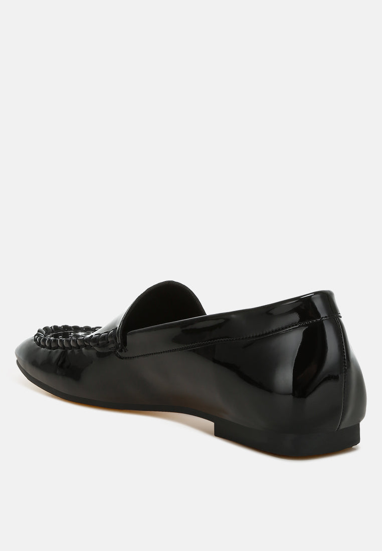  Dama Patent Pleather Loafers