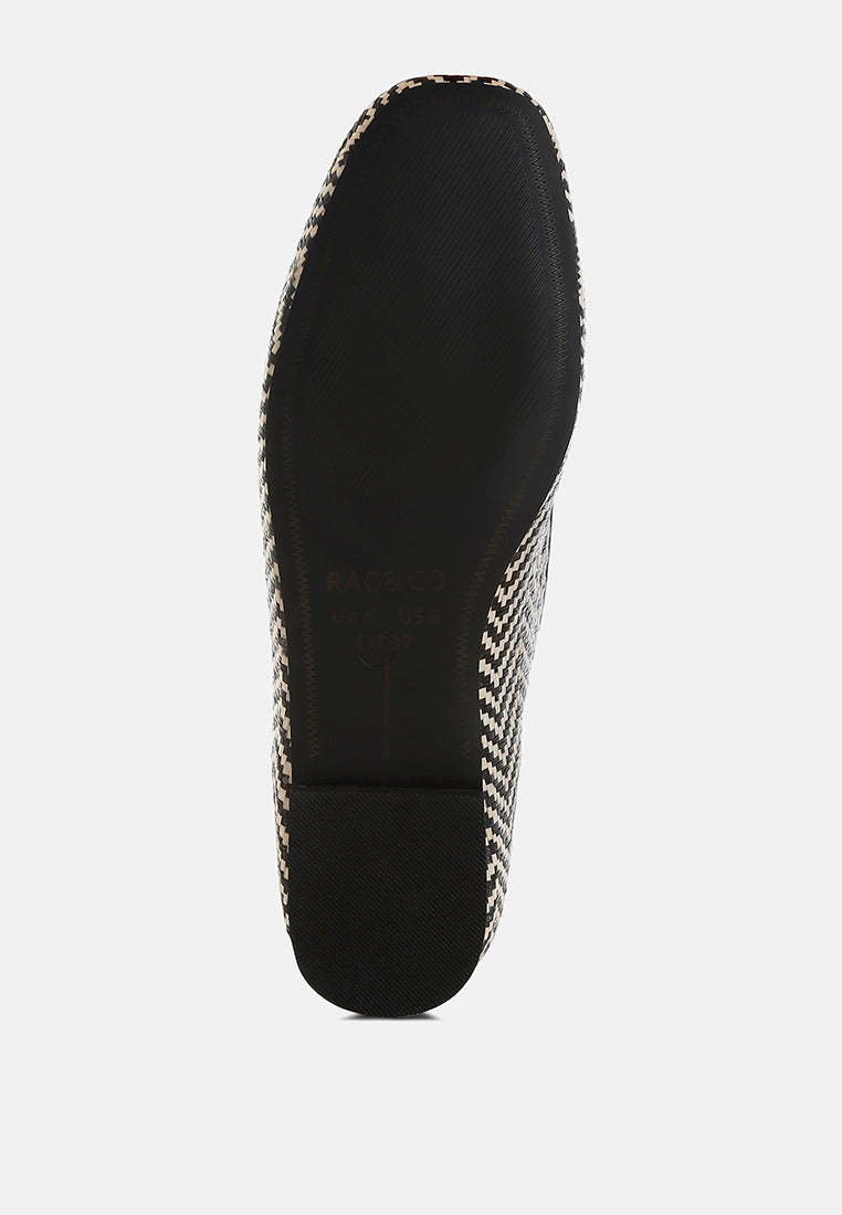  Dara Raffia Tassels Detail Loafers