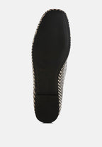  Dara Raffia Tassels Detail Loafers