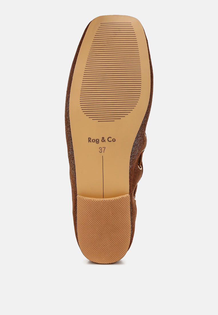  Darlow Drawstring Bow Ballerinas