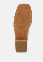  Emberly Suede Square Toe Ankle Boots