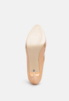  FAUSTINE Latte Stiletto Pump Sandals