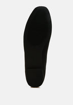  Fearless Satin Bow Embellished Ballerinas