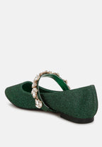  Flavia Diamante Brooch Glitter Ballerinas