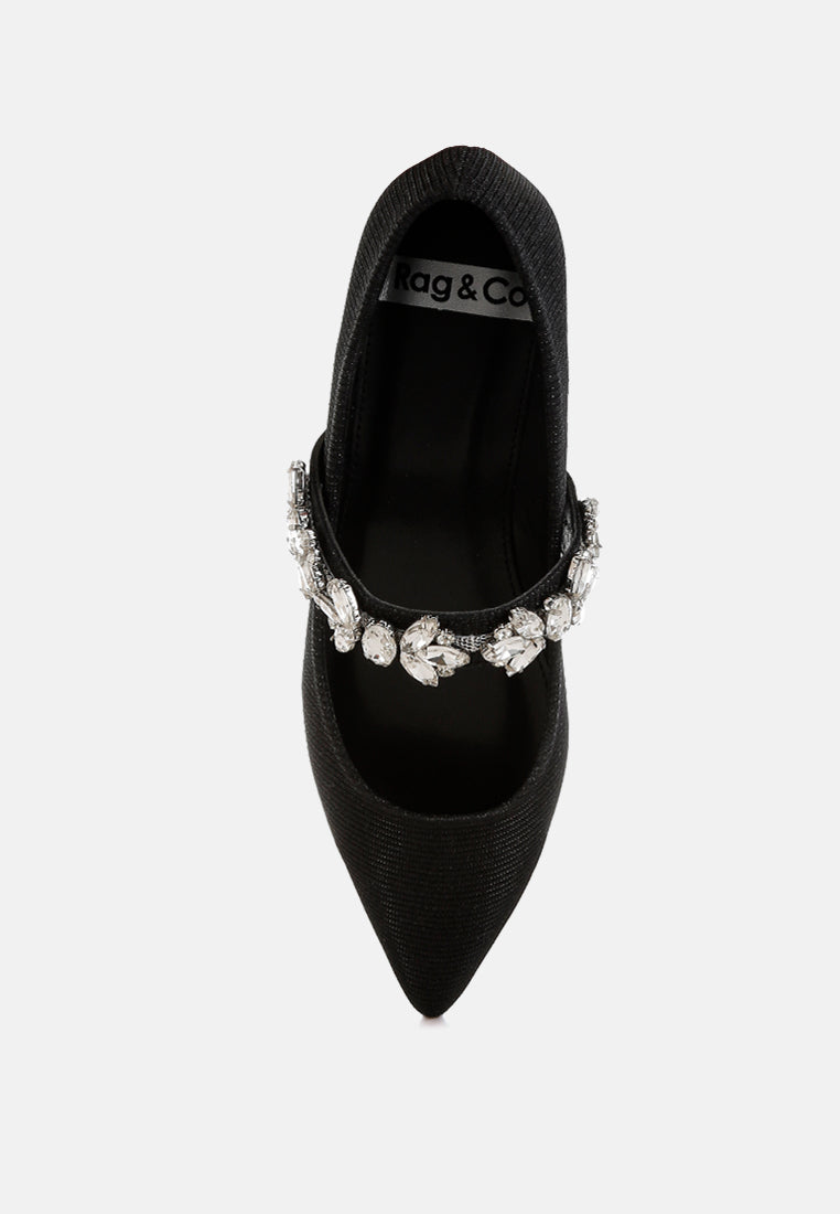  Flavia Diamante Brooch Glitter Ballerinas