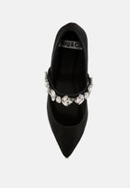  Flavia Diamante Brooch Glitter Ballerinas