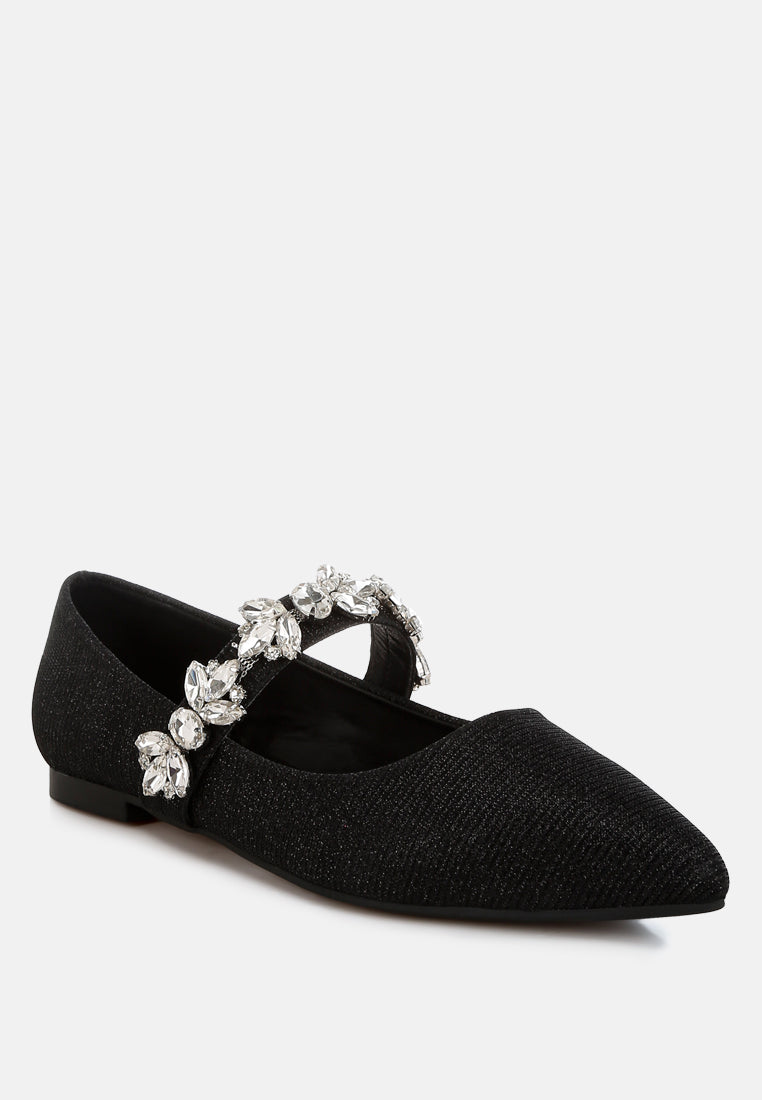  Flavia Diamante Brooch Glitter Ballerinas