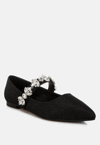  Flavia Diamante Brooch Glitter Ballerinas