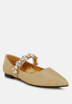  Flavia Diamante Brooch Glitter Ballerinas
