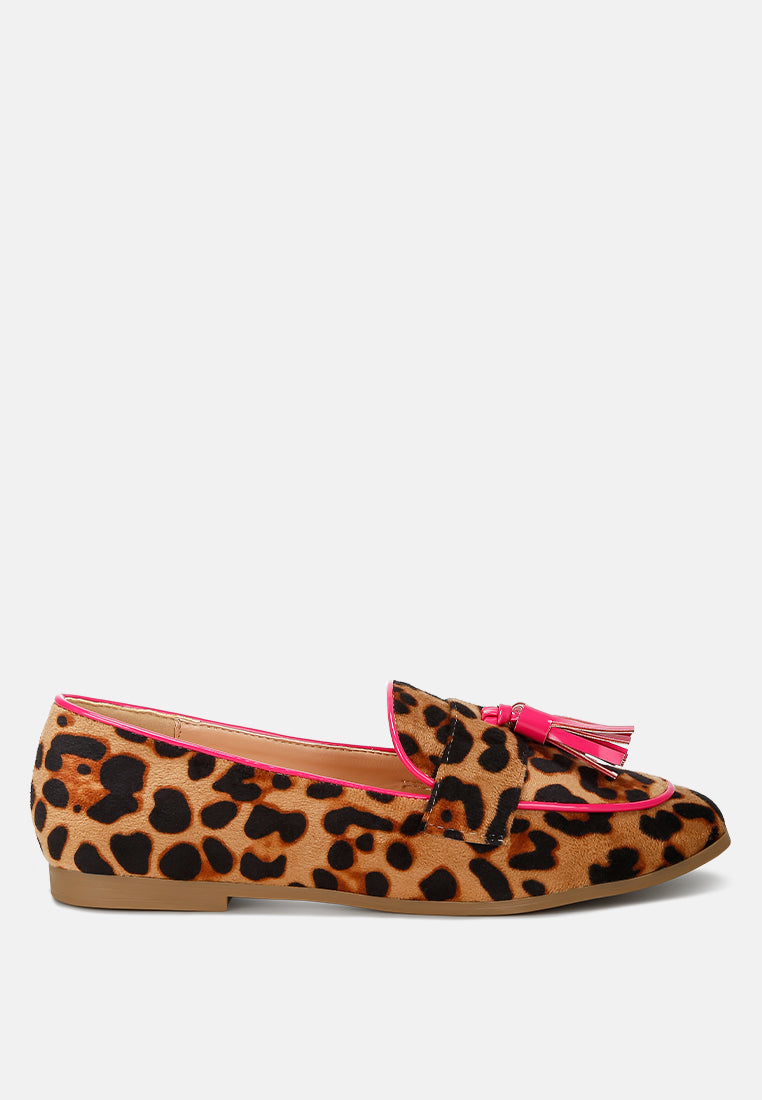  Folklore Micro Suede Tassel Loafers